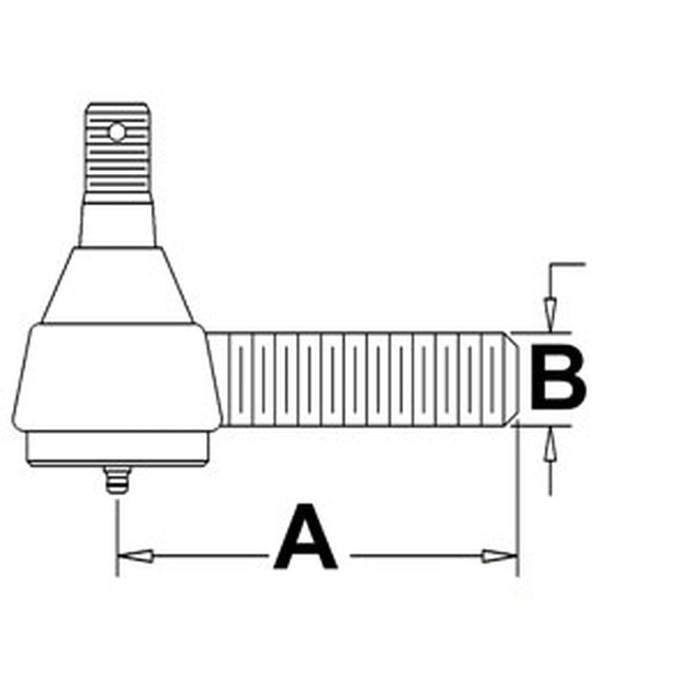 A28704 Tie Rod End that – Fits Case – additional image 2