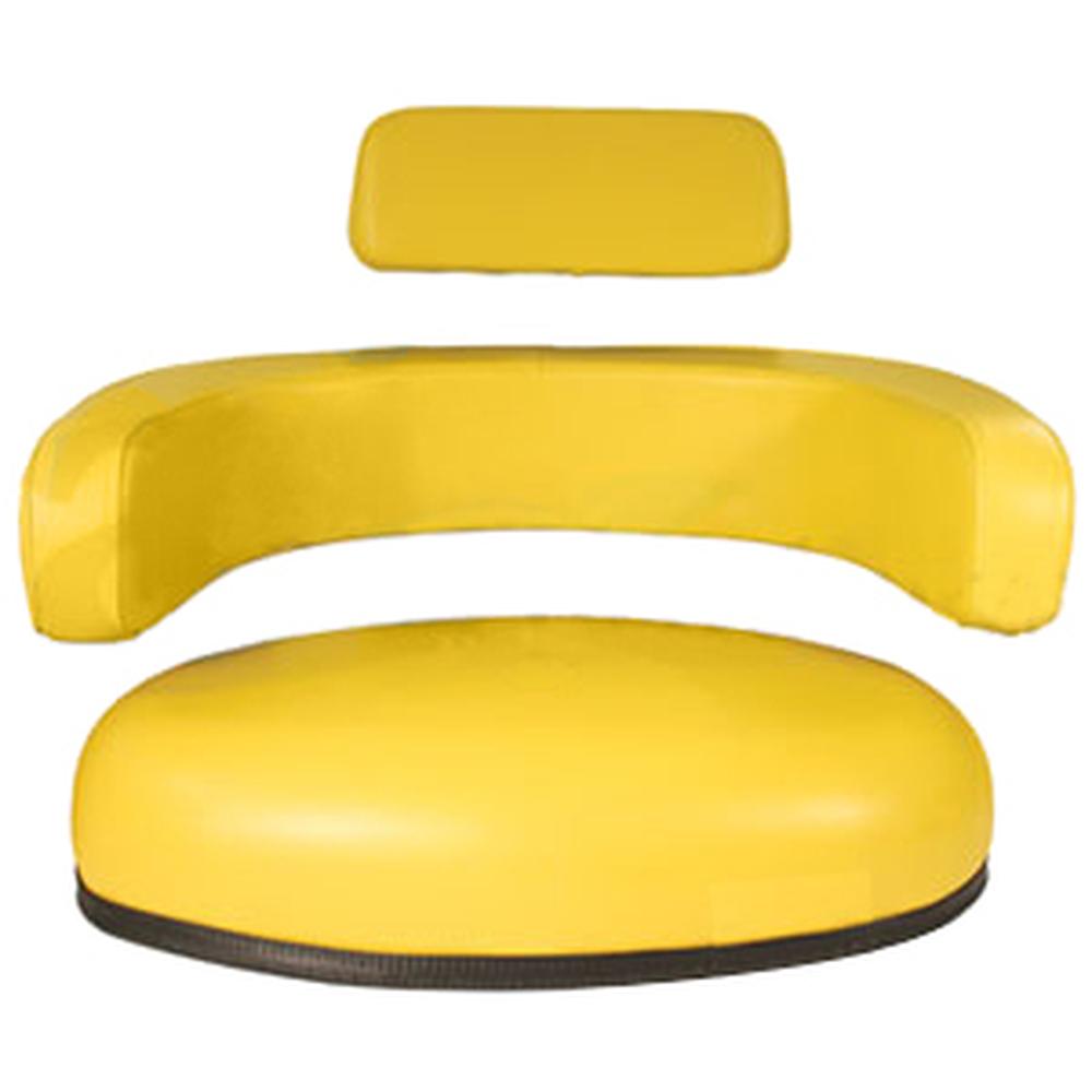 TY9626-6 Yellow Seat Cushion Set (Steel Back) – Fits John Deere – additional image 4