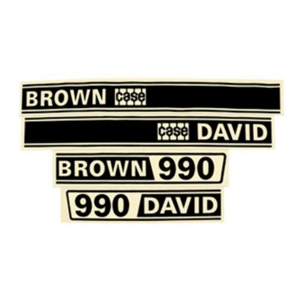 K949207 Hood Decal Set – Fits David Brown – additional image 2