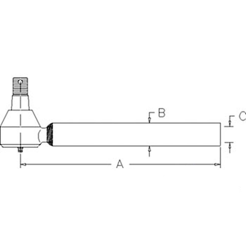 3A161-62920 Aftermarket Tractor Hydraulic Steering Cylinder End – Fits Kubota – additional image 2
