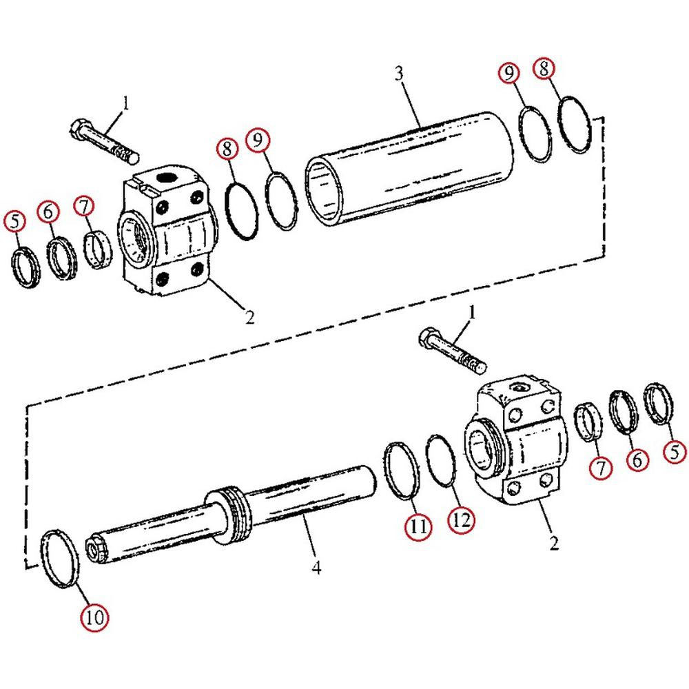 T153744 Steering Cylinder Kit – Fits John Deere – additional image 2