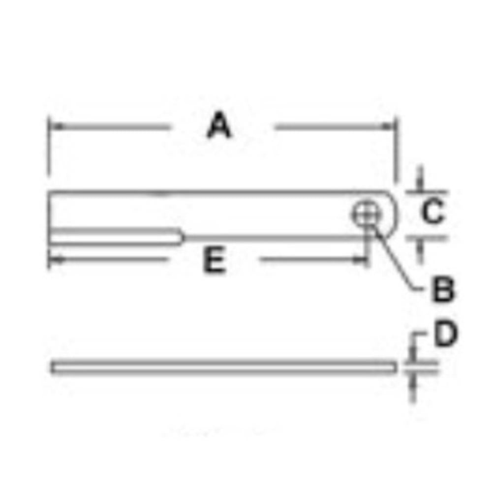 SM7557 Rotary Cutter Blade – Fits Bush Hog