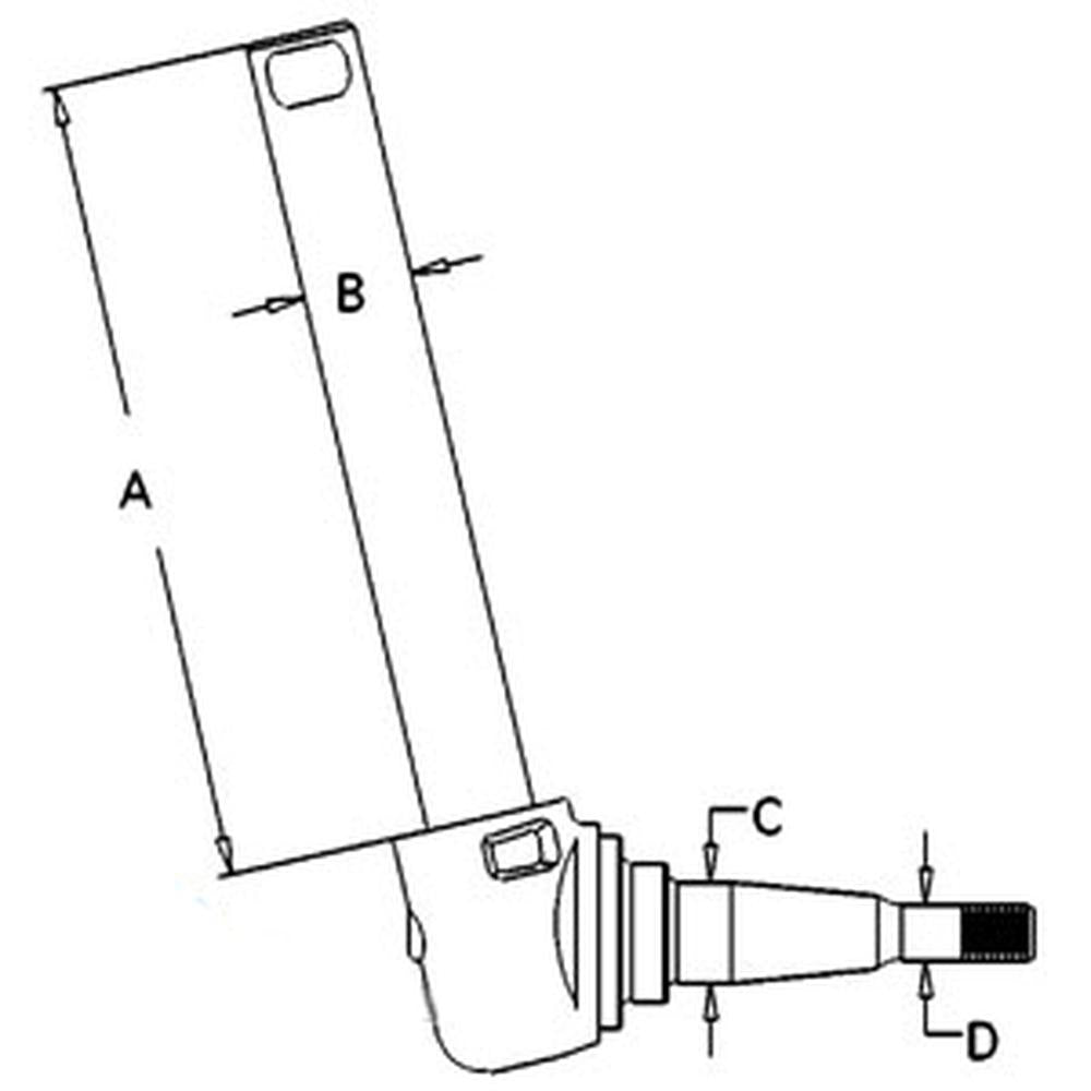 897231M94 LH Spindle – Fits Massey Ferguson
