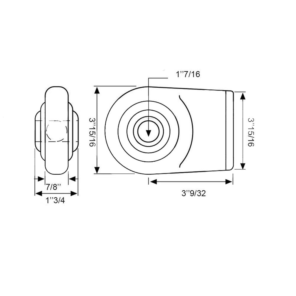 4215 Lower Link Weld On Ball End (Fits CAT. 3) – Fits Caterpillar – additional image 2