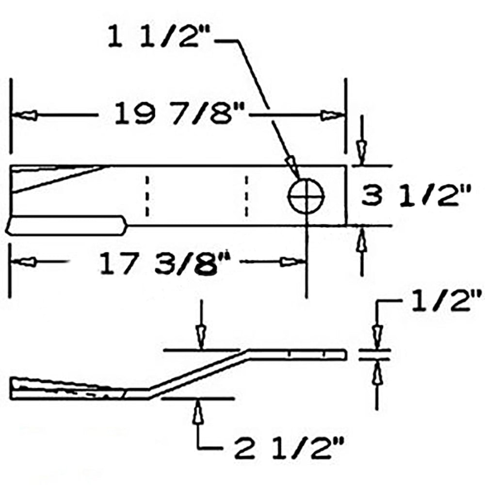 753842 Rotary Cutter Blade Offset CCW Lift – additional image 2