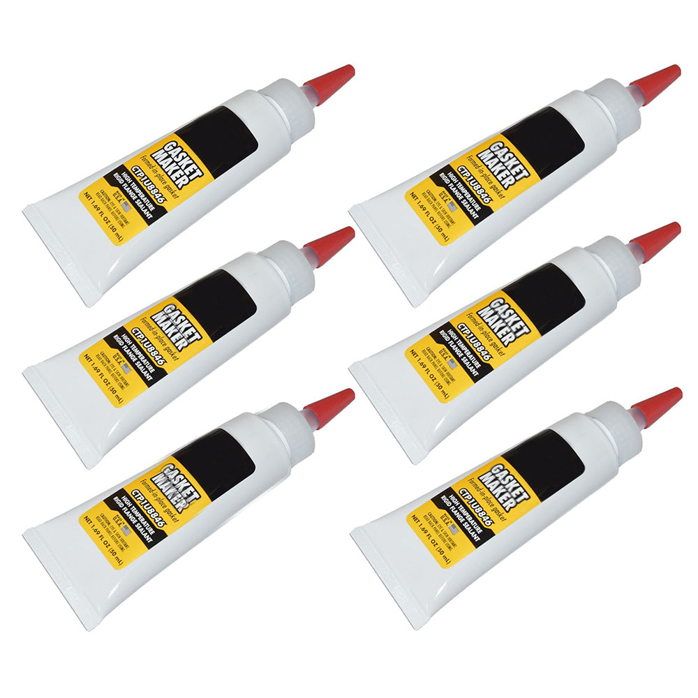 1U8846 Set of 6- Flexible Gasket Maker 50 mL Appli
