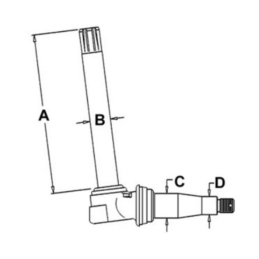 AL38381 Universal Spindle – Fits John Deere – additional image 3