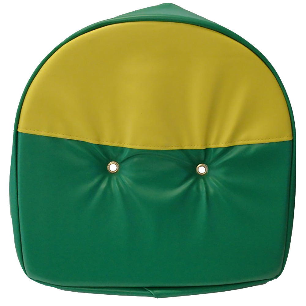 T295-GY Seat Cushion, Green & Yellow