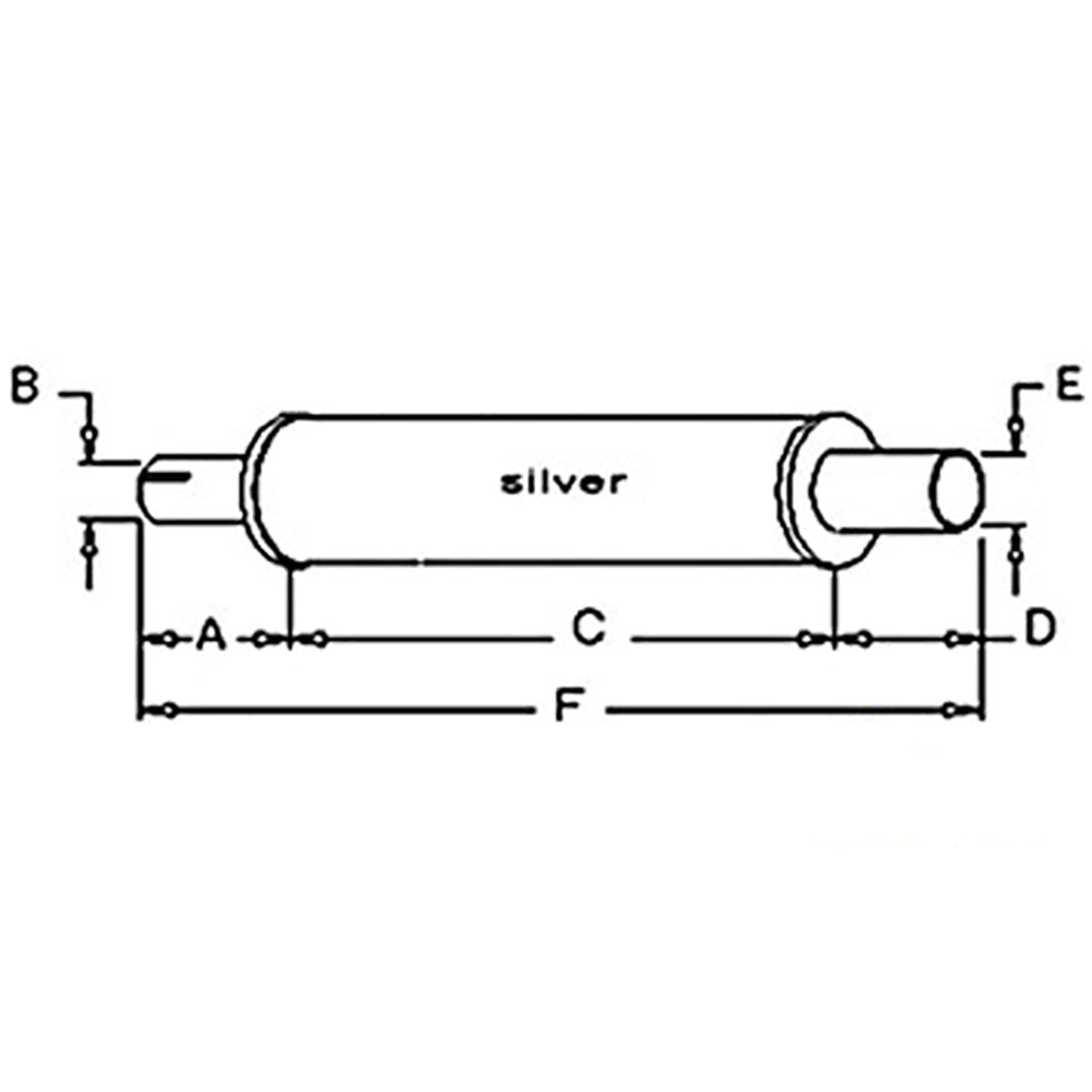 G45287 Muffler – Fits Case / International Harvester – additional image 3