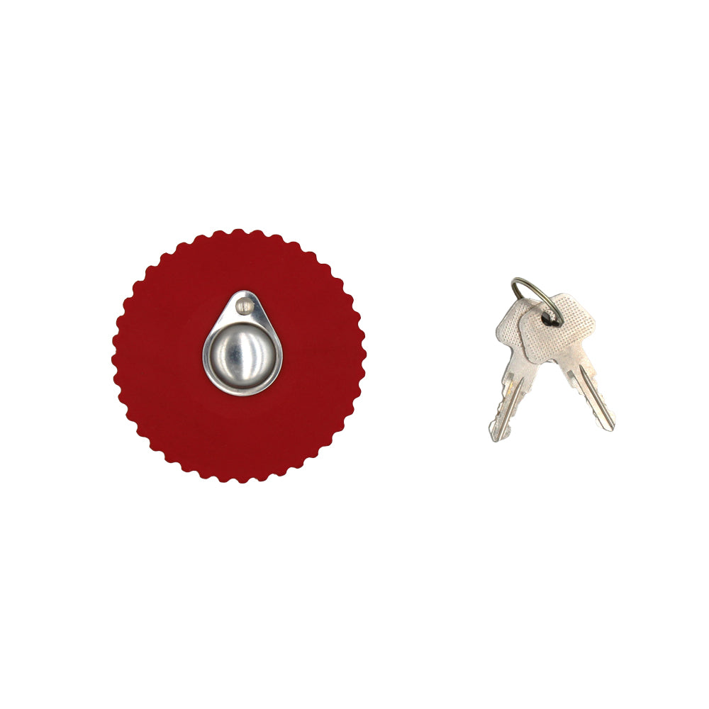 1698042M1 Red Fuel Cap with Vent Hole (Plastic)