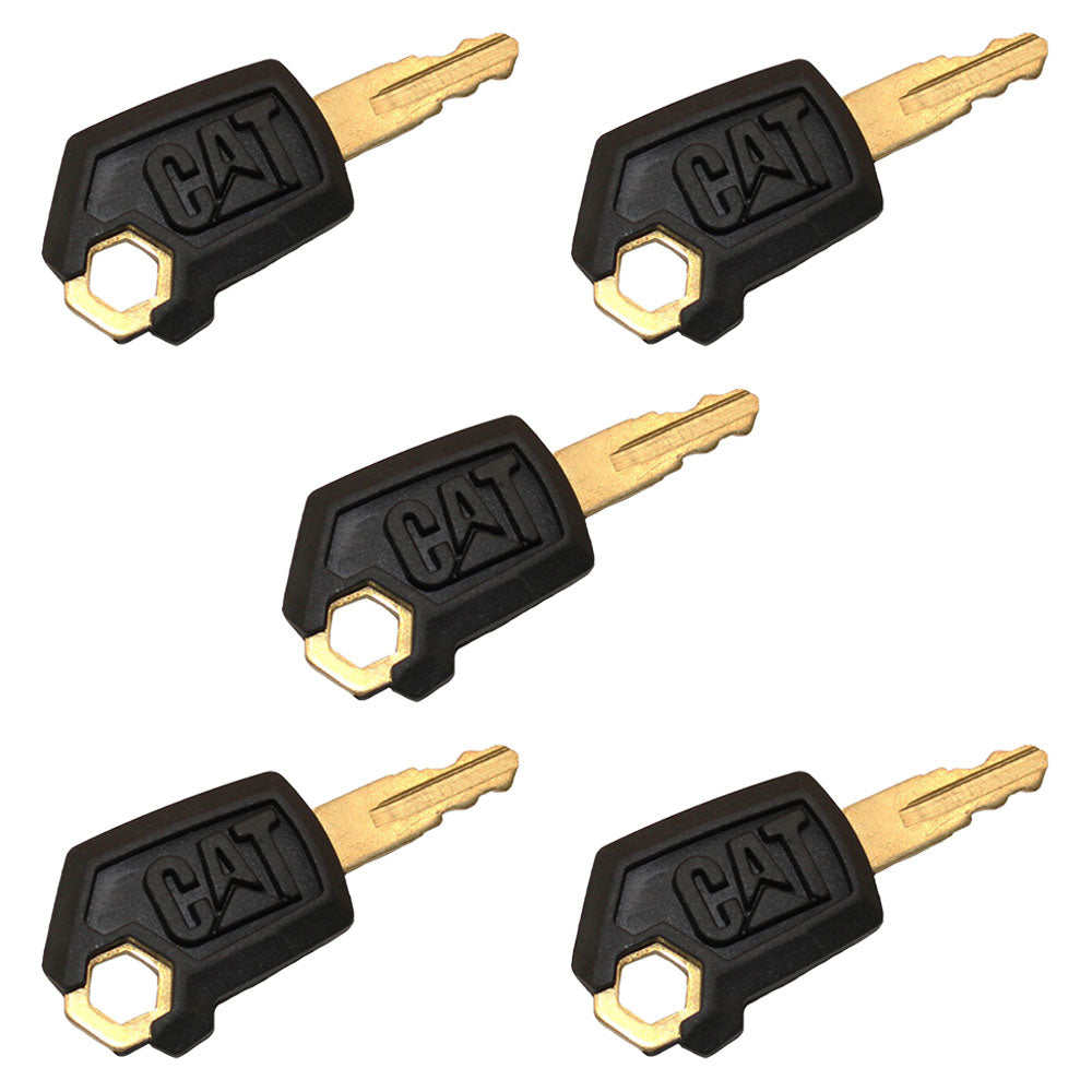 5P-8500 Qty 5: Ignition Key - Updated Design – Fits Caterpillar – additional image 3