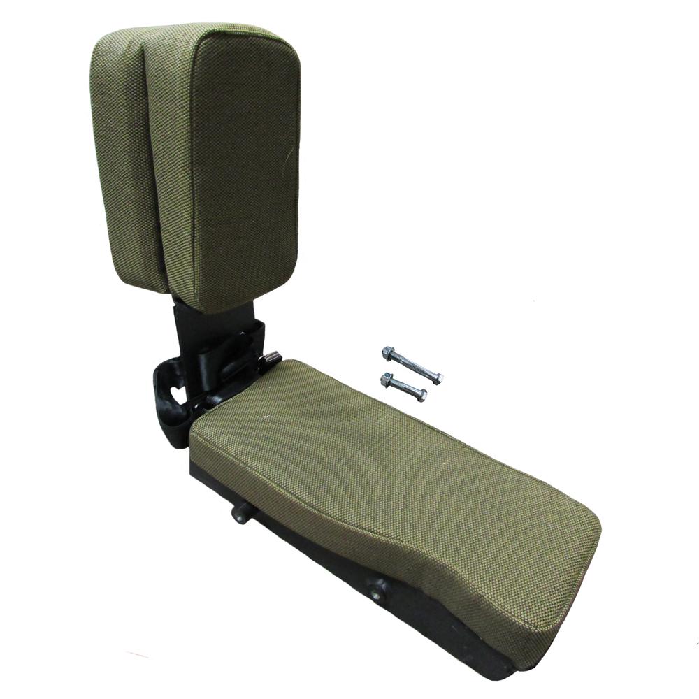 SR8301678 Side Kick Seat, Dark Brown Fabric – Fits John Deere