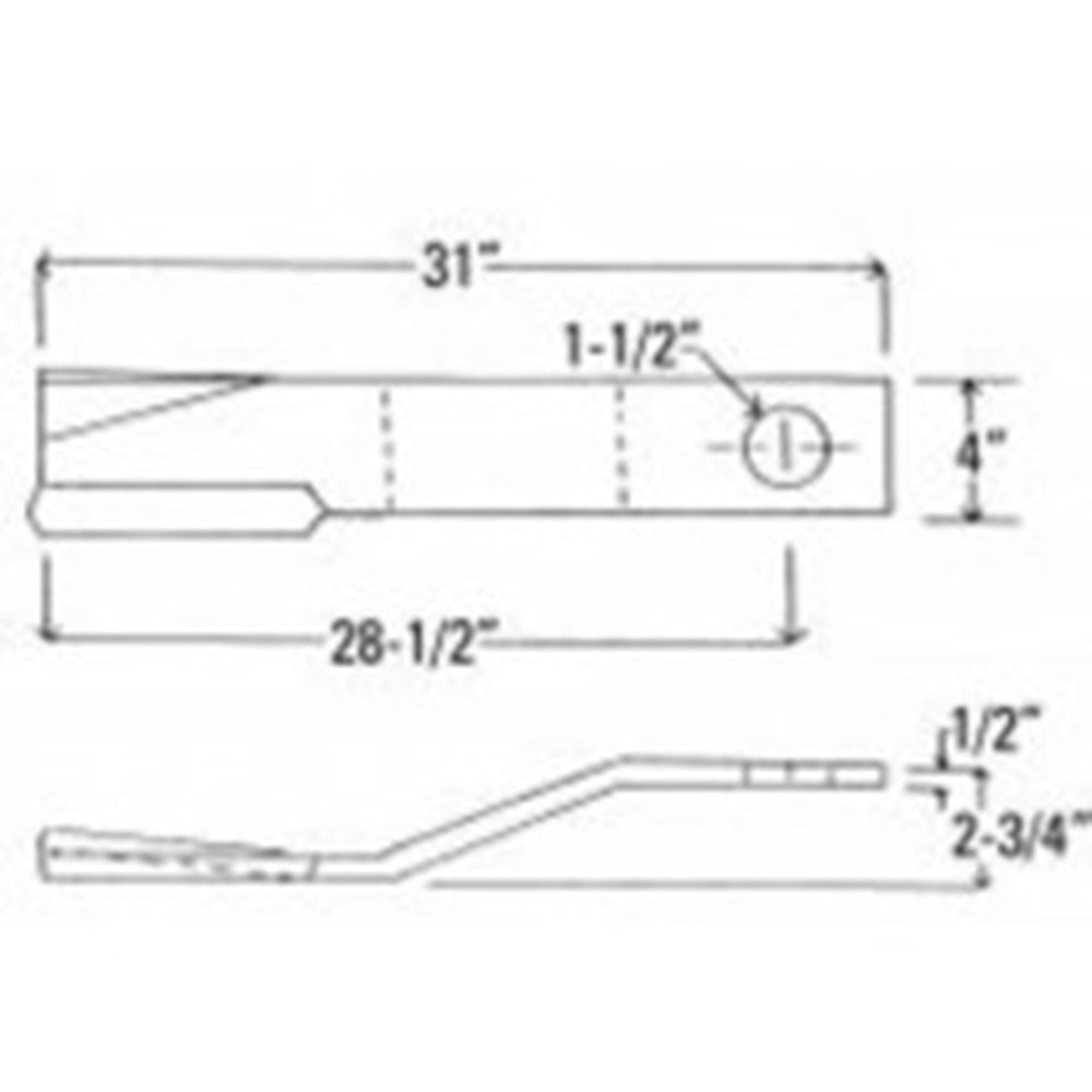 SM7557 Rotary Cutter Blade – Fits Bush Hog – additional image 2