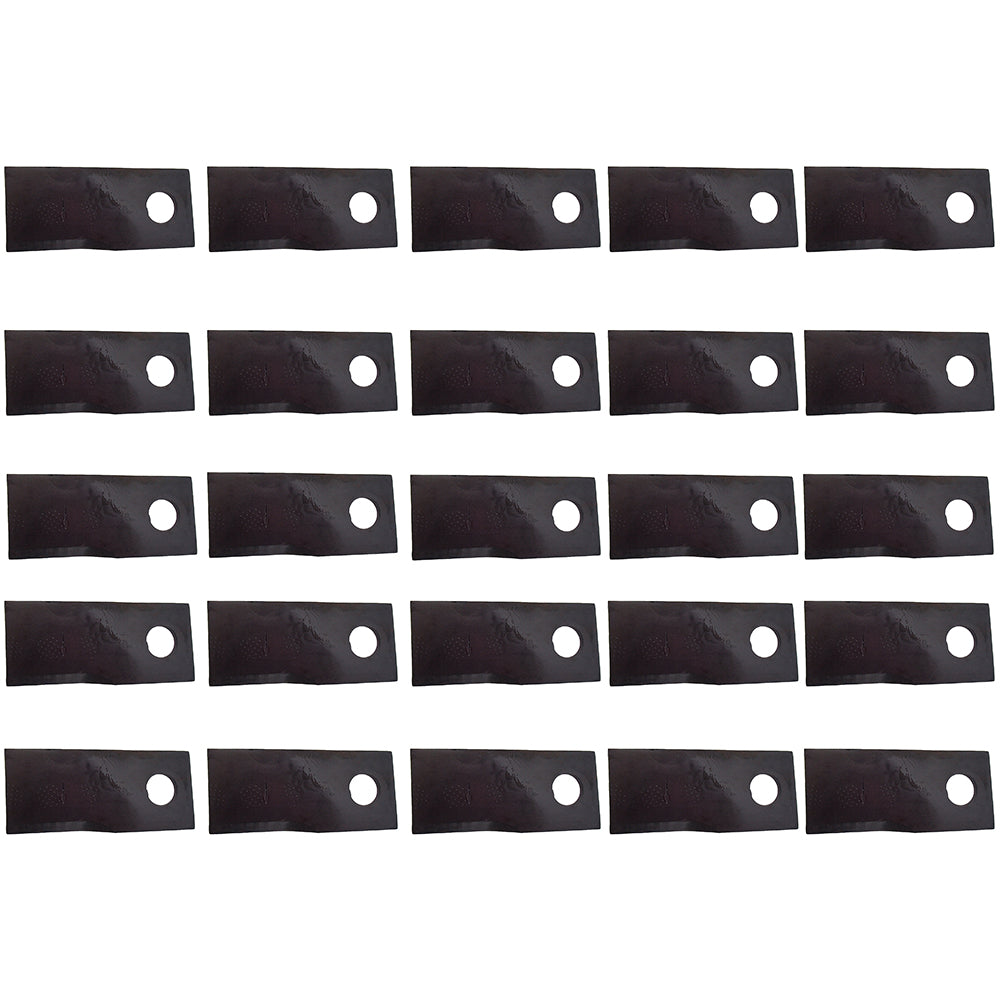 37302223M1 Qty 25: LH Disc Mower Blade – Fits Massey Ferguson