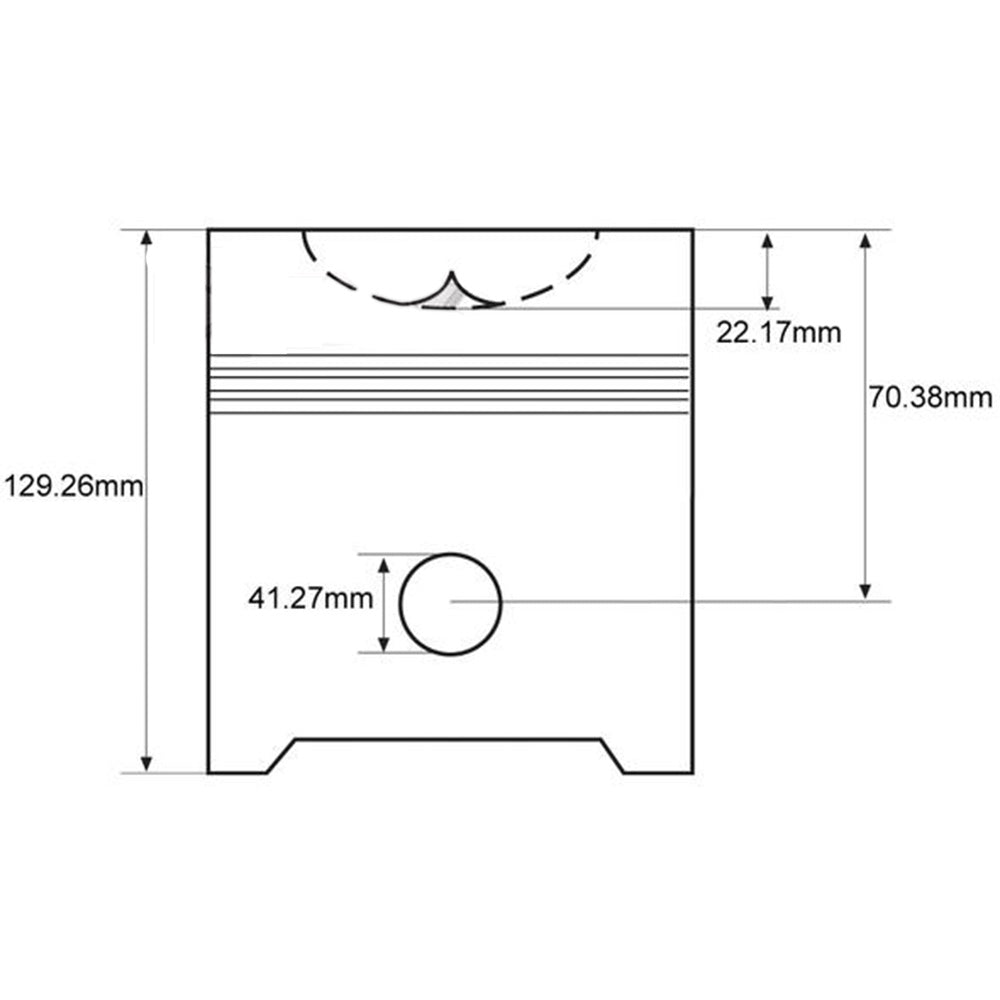DAPN6108F Standard Piston – Fits Ford / New Holland – additional image 3