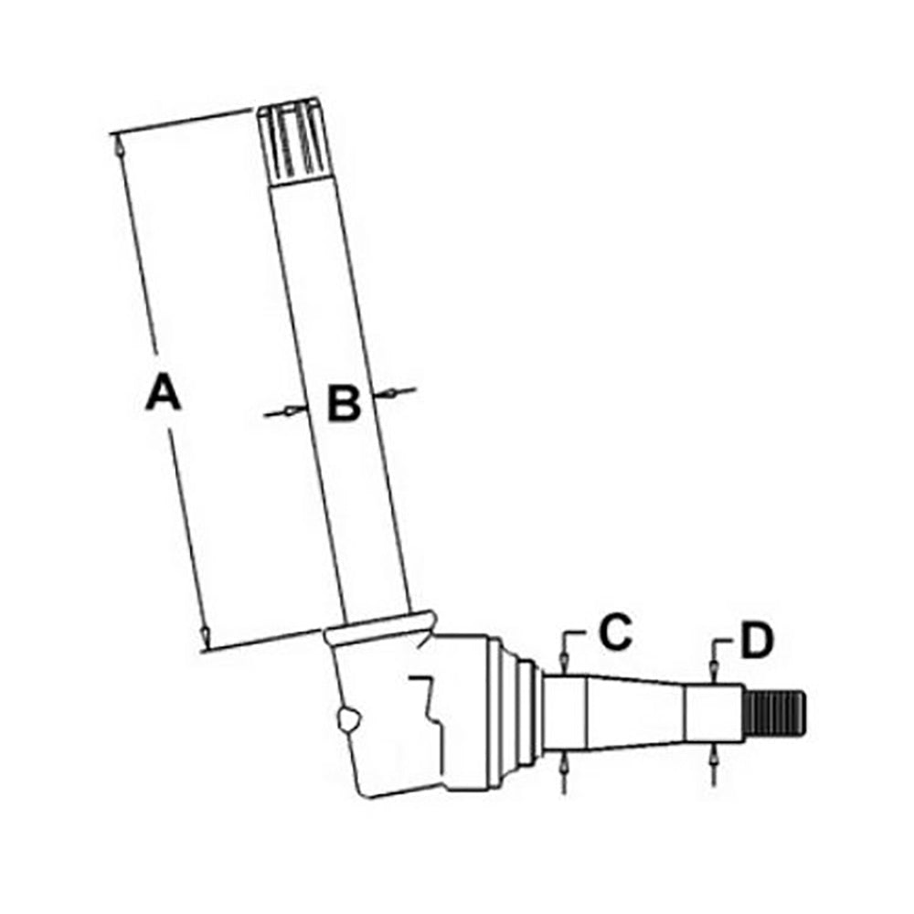 AR55180 Spindle - Right-Hand/Left-Hand – Fits John Deere – additional image 8