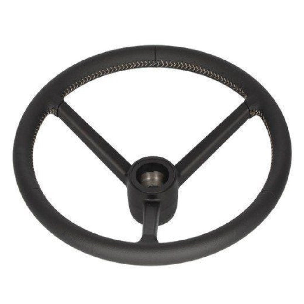AL173828 Black Leather Wrapped Steering Wheel – Fits John Deere – additional image 2