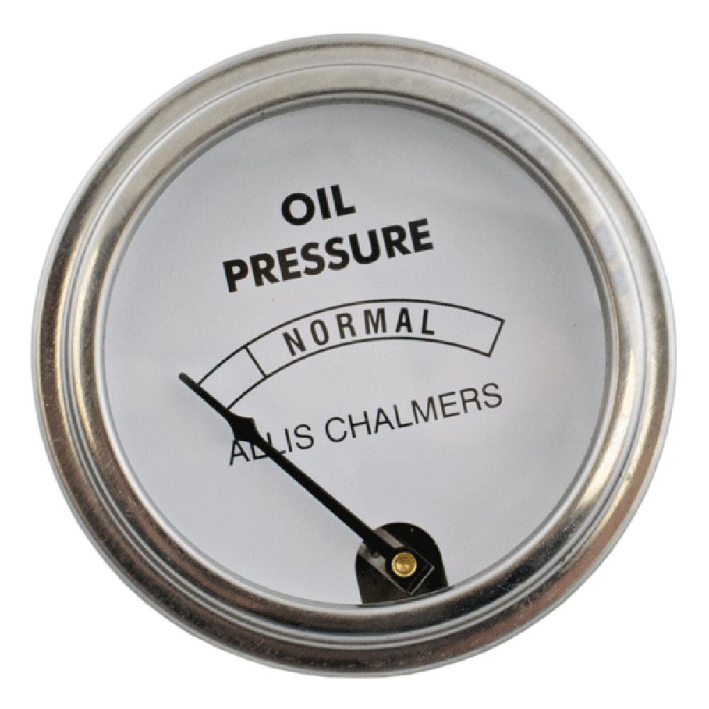 207834 Chrome Bezel Oil Pressure Gauge – Fits Allis Chalmers – additional image 2