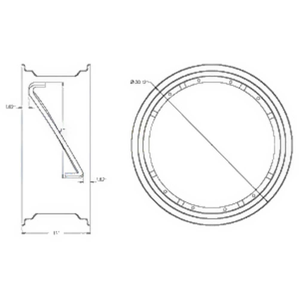 1751395M92 Power Adjust Rim – Fits Massey Ferguson – additional image 4