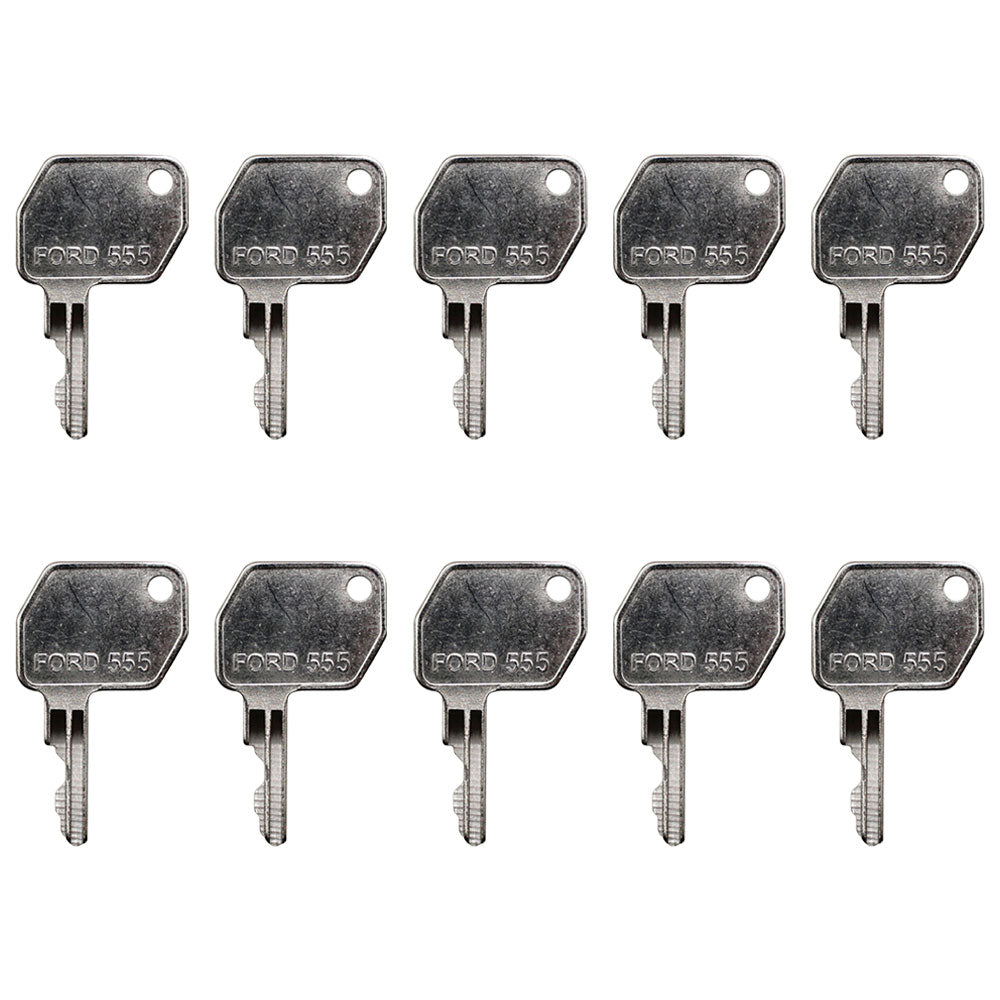E2NN11603AA Ten (10) Ignition Keys – Fits Ford / New Holland
