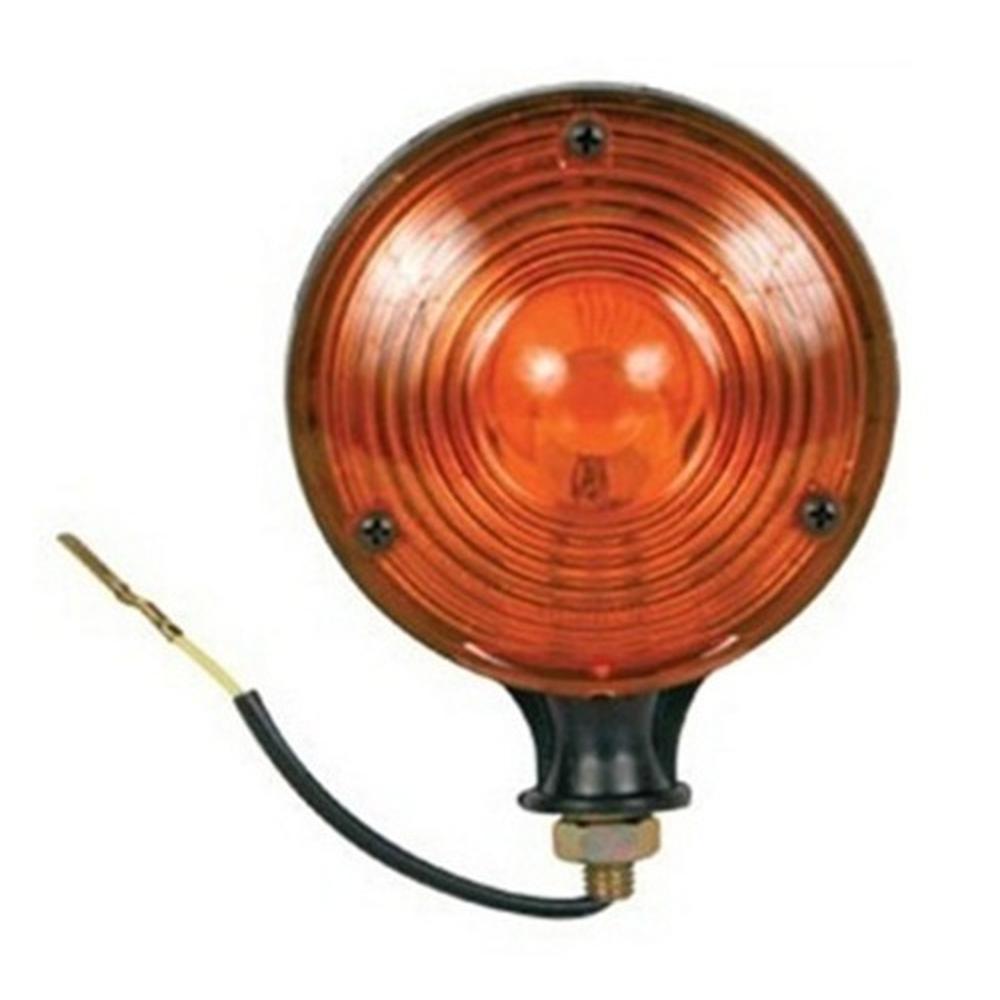 Pl100C Amber Safety WARNING LIGHT 1 PAIR 12V 12 Volt for Tractor PLASTIC BODY & LENS – additional image 5