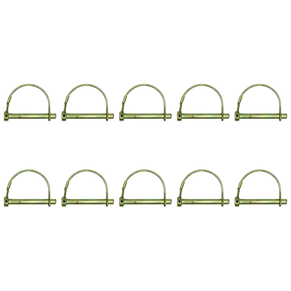 4021513 PTO lock pin 5/16" diameter 2-5/8" useable length round handle Pk of 10