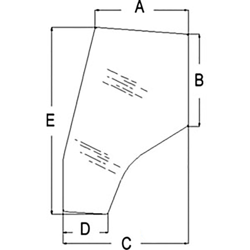 3805643M1 Cab Glass Door – Fits Massey Ferguson – additional image 2
