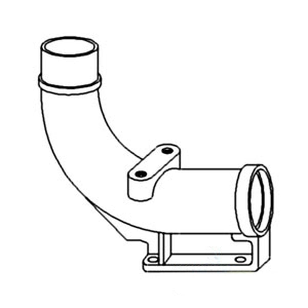 A61265 Aftermarket Exhaust Manifold Elbow – Fits Case – additional image 6