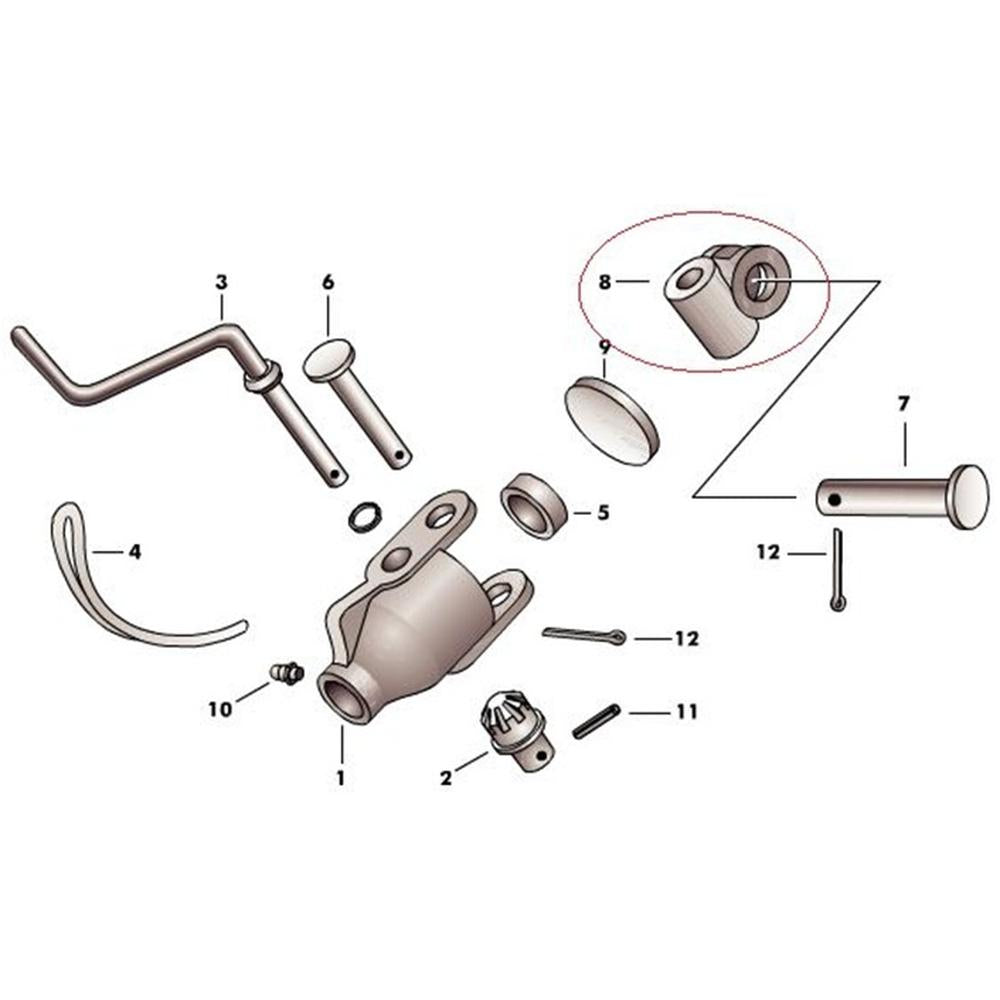 897653V2 Heavy Duty Knuckle – Fits Landini – additional image 2