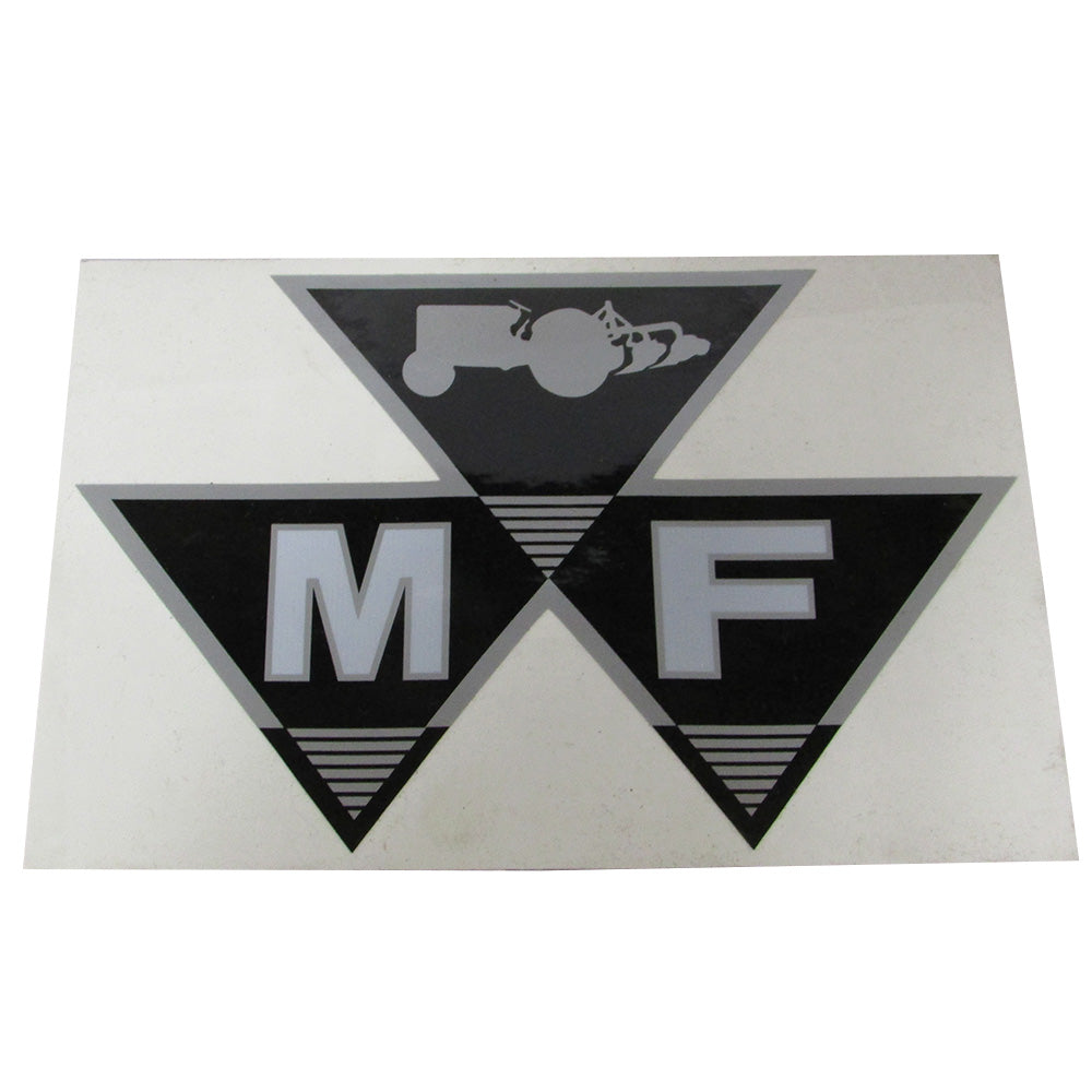 MAE30-1235 Decal 6" 1 Piece Triple Triangle Logo – Fits Massey Ferguson