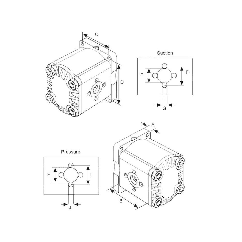 20-7101188 Single Hydraulic Pump – additional image 4