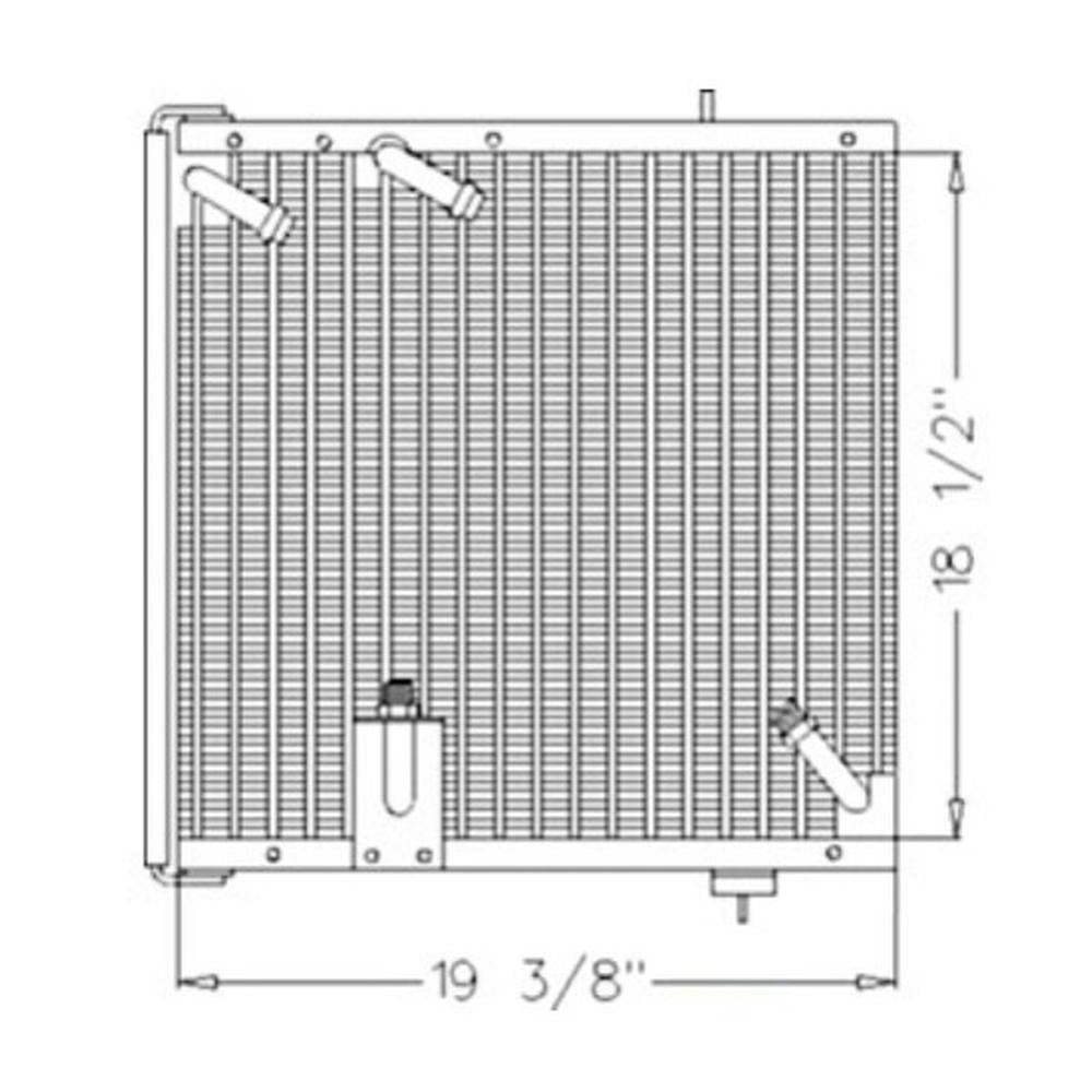 E1NN19N656BA15M Condenser/Oil Cooler D8NN19N656BA – additional image 3