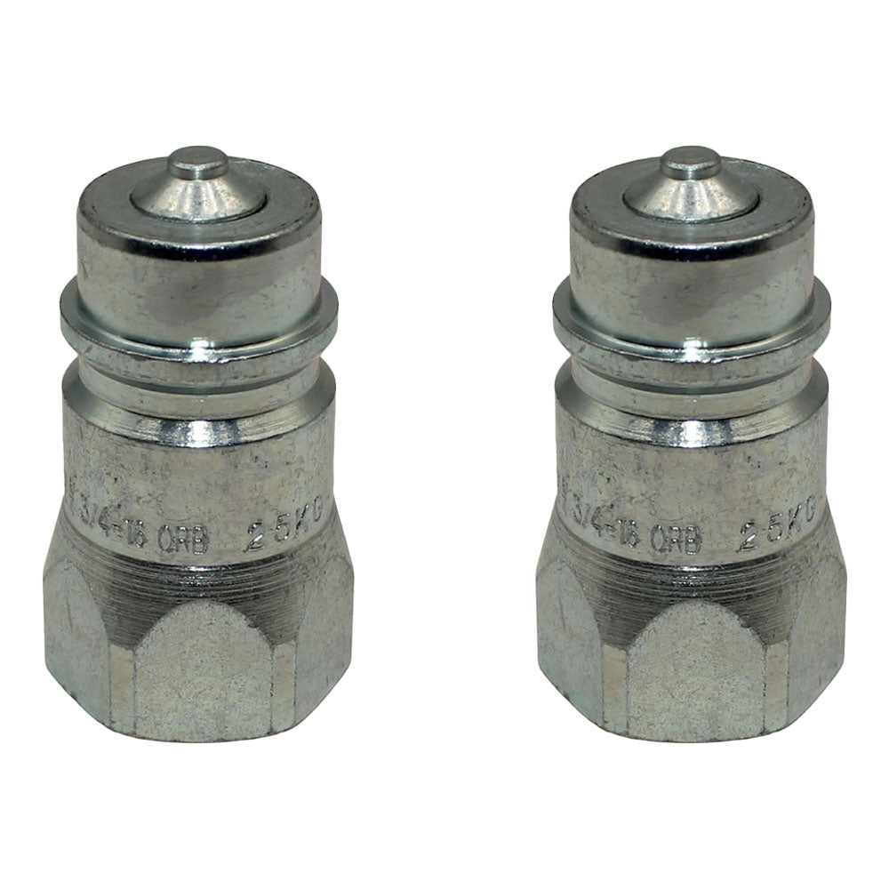 8010-15P of Hydraulic Male Tip Poppet Style 3/4"-16 ORB x 1" Hex Shoulder DR10008