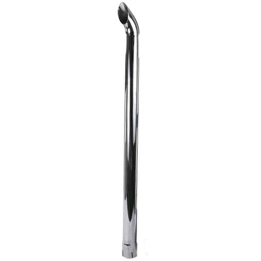 ZNL89025C Curved Chrome Exhaust Stack