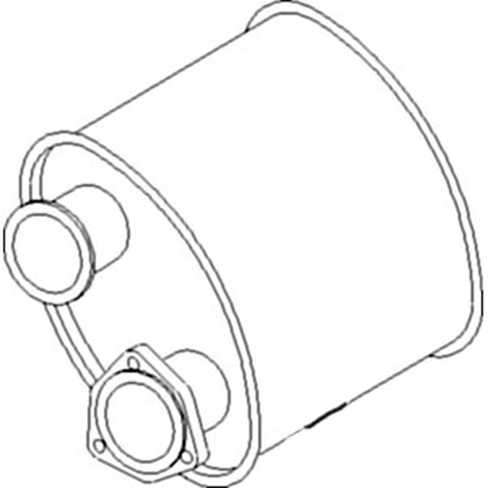 AL78267 Muffler – Fits John Deere – additional image 2