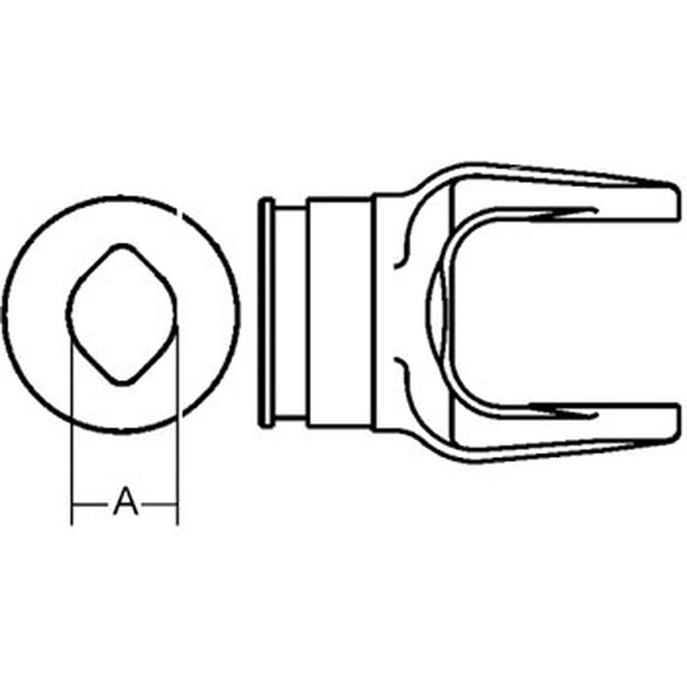 556924 Inboard Yoke – Fits Ford / New Holland