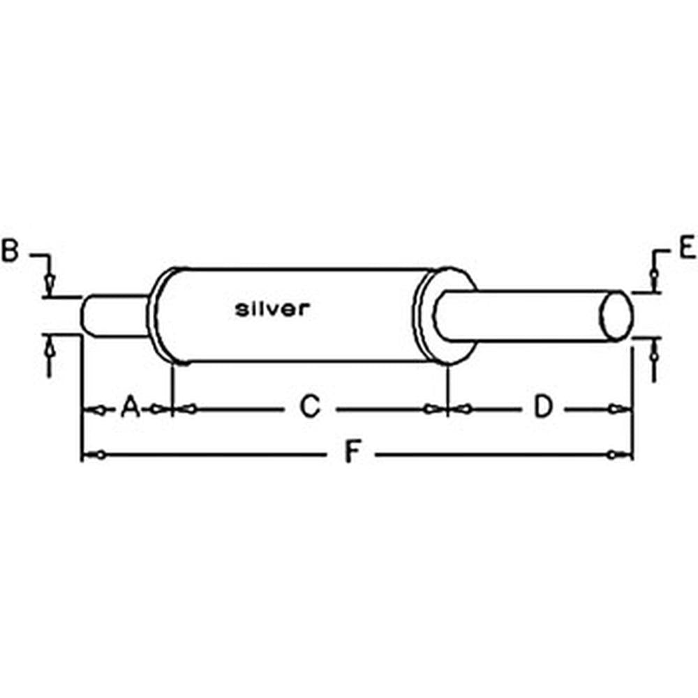 70219534 Muffler – Fits Allis Chalmers