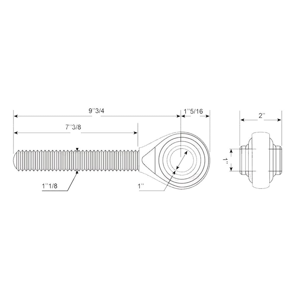 S347 Top Link - Ball End (Fits CAT.2) – additional image 3