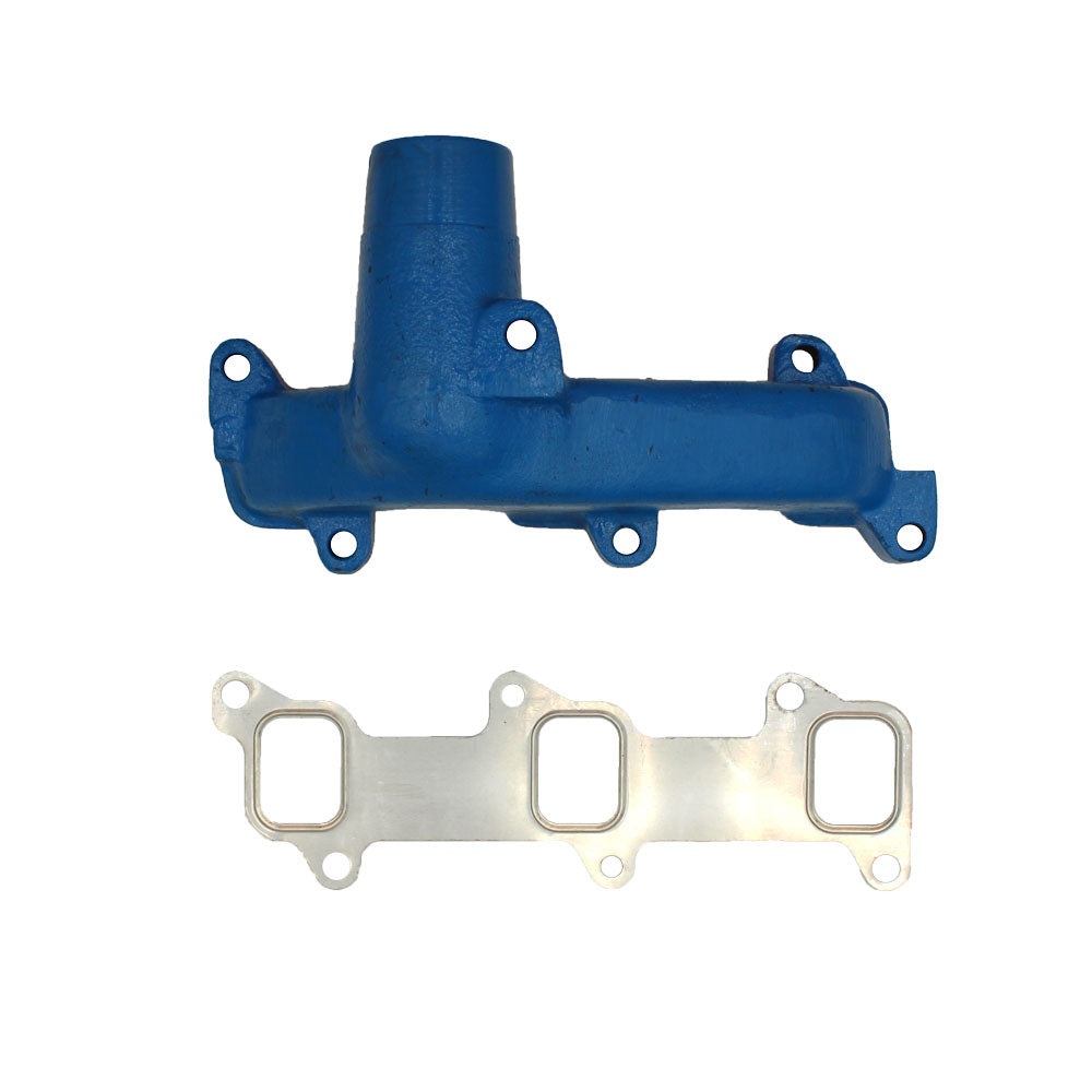 Vertical Exhaust Manifold & Gasket – Fits Ford / New Holland