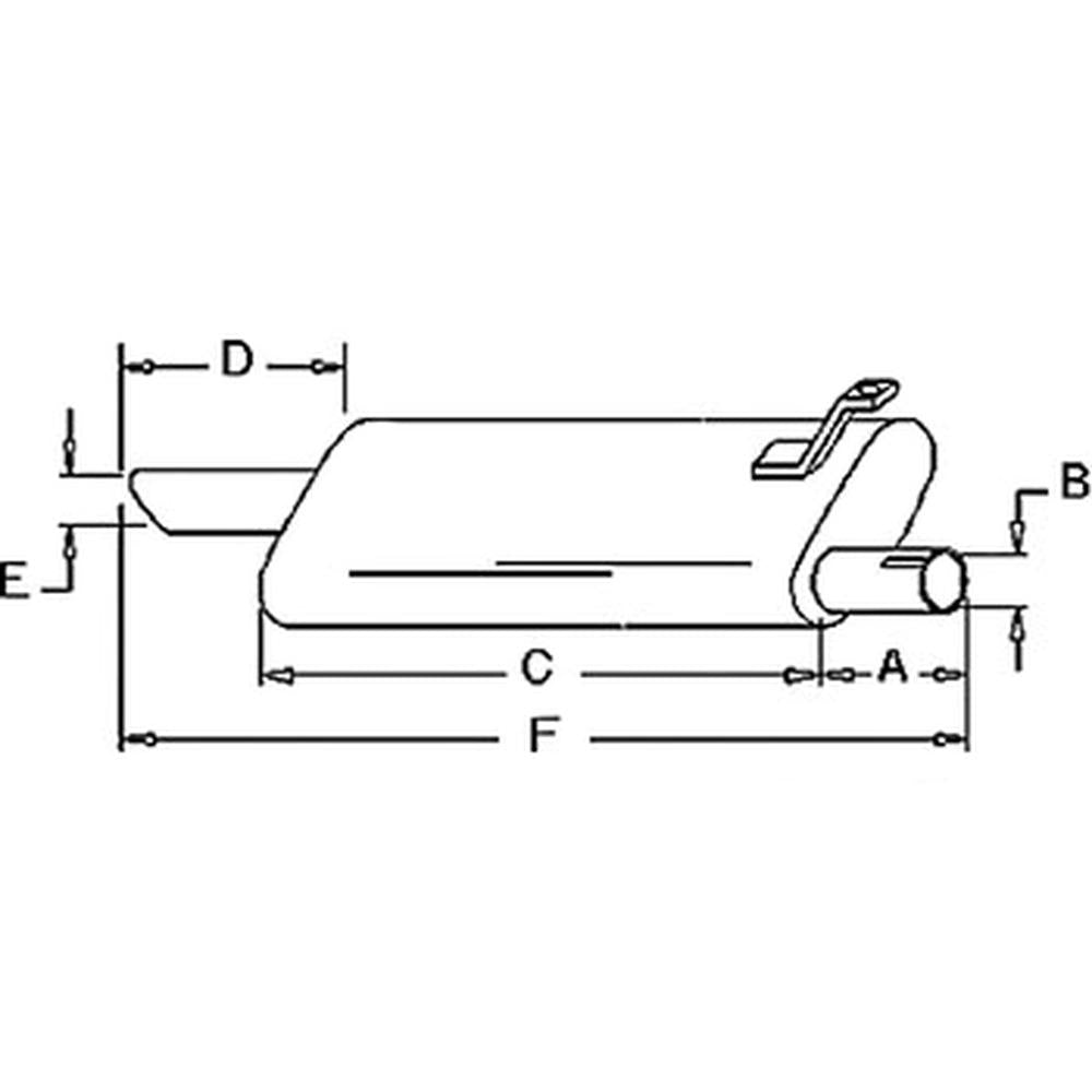 C7NN5230H Muffler – Fits Ford / New Holland