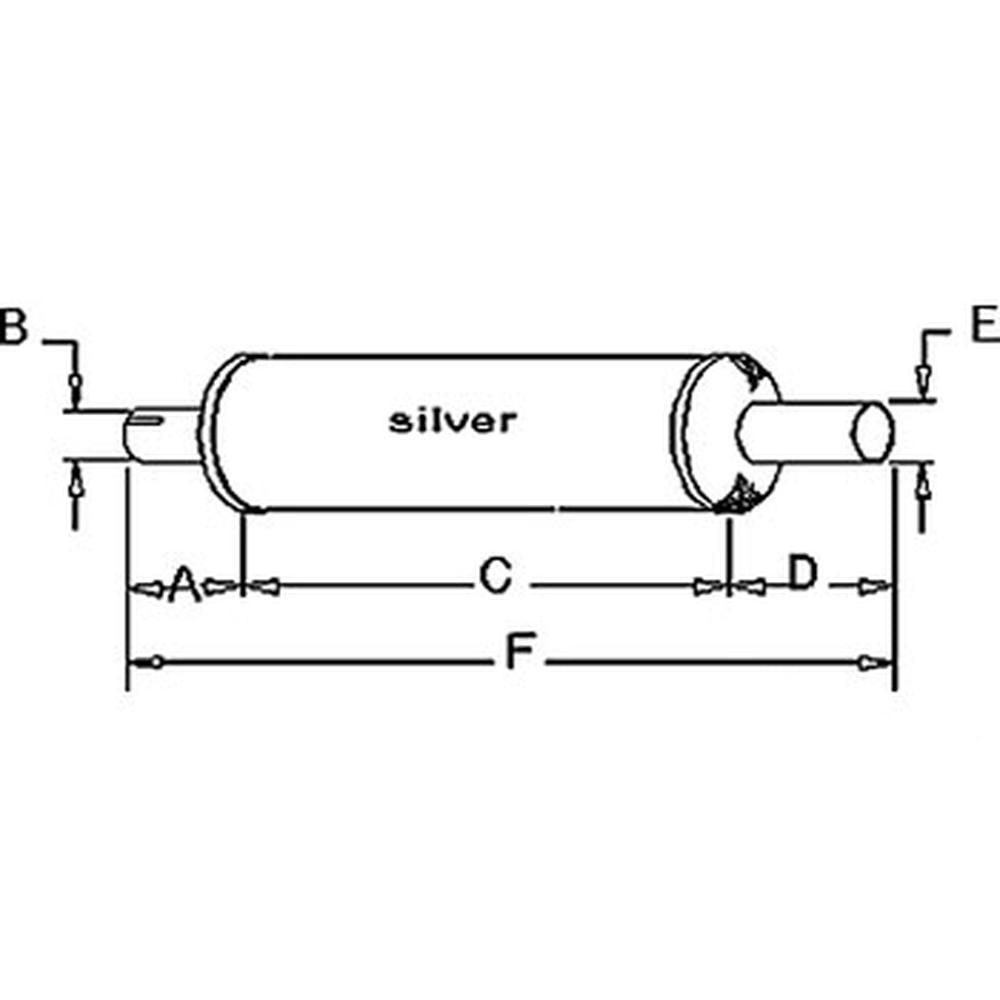 637661C1 Muffler – Fits International Harvester