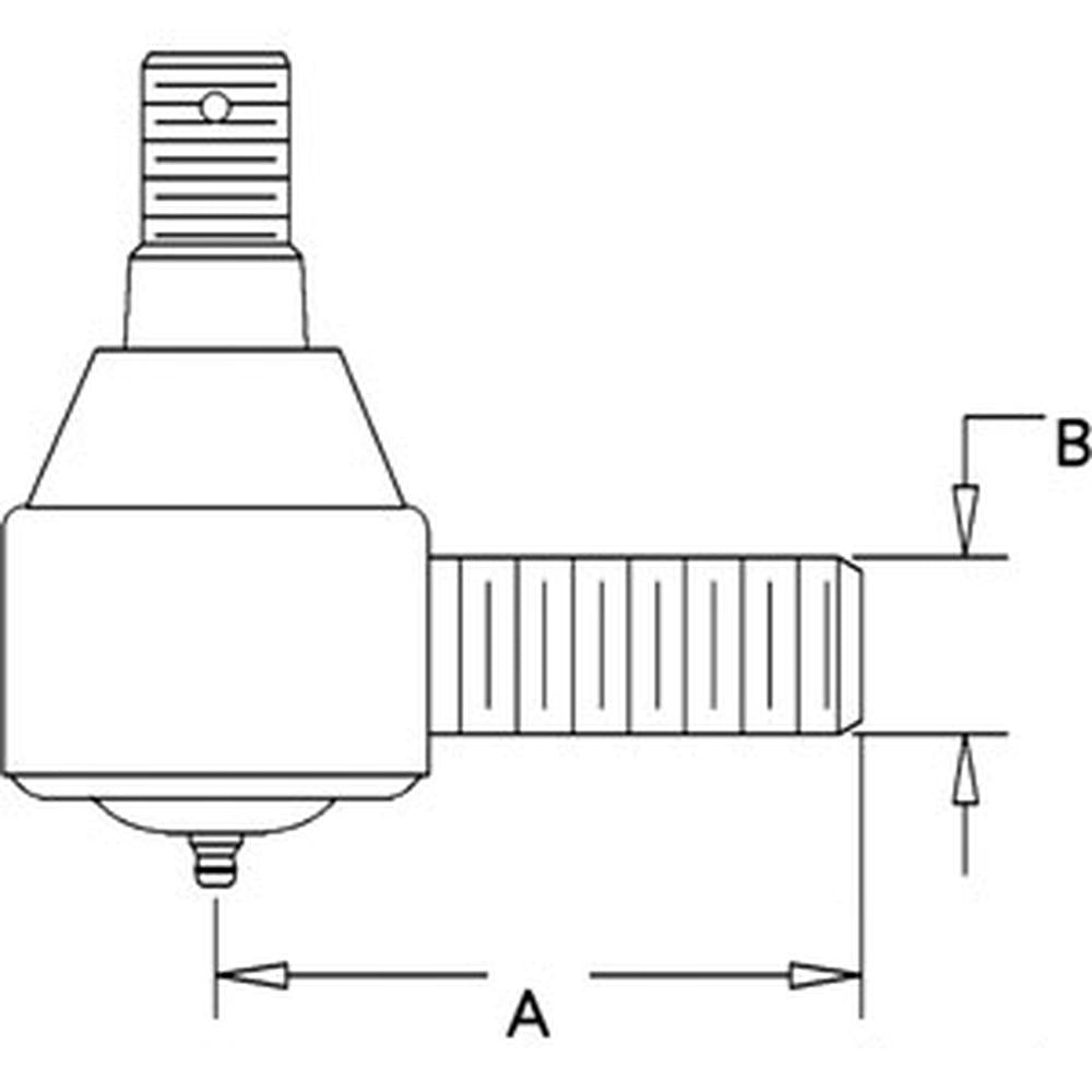 K207721 Power Steering, Cylinder, End – Fits Case