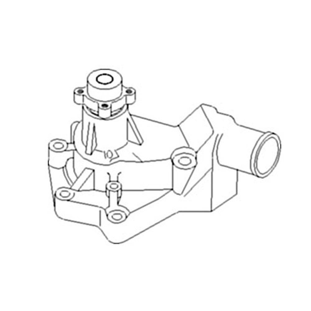 CSU80-0172 Water Pump (w/o Cooler Tubes) – Fits John Deere – additional image 5