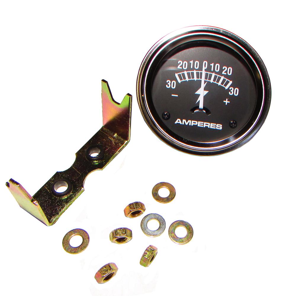 515521M91-GAUGE Chrome Amp Meter (30-0-30) – Fits Massey Ferguson