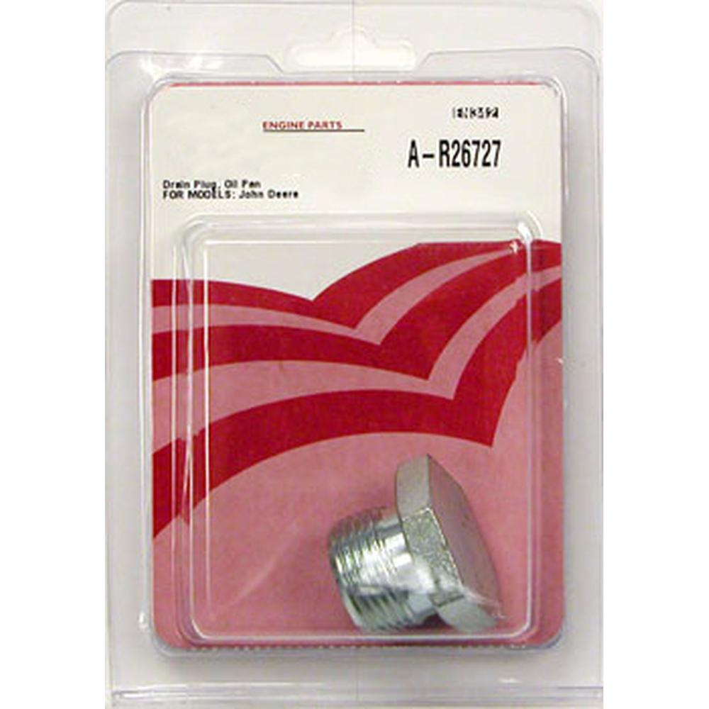 R26727 OIL PAN DRAIN PLUG – Fits John Deere