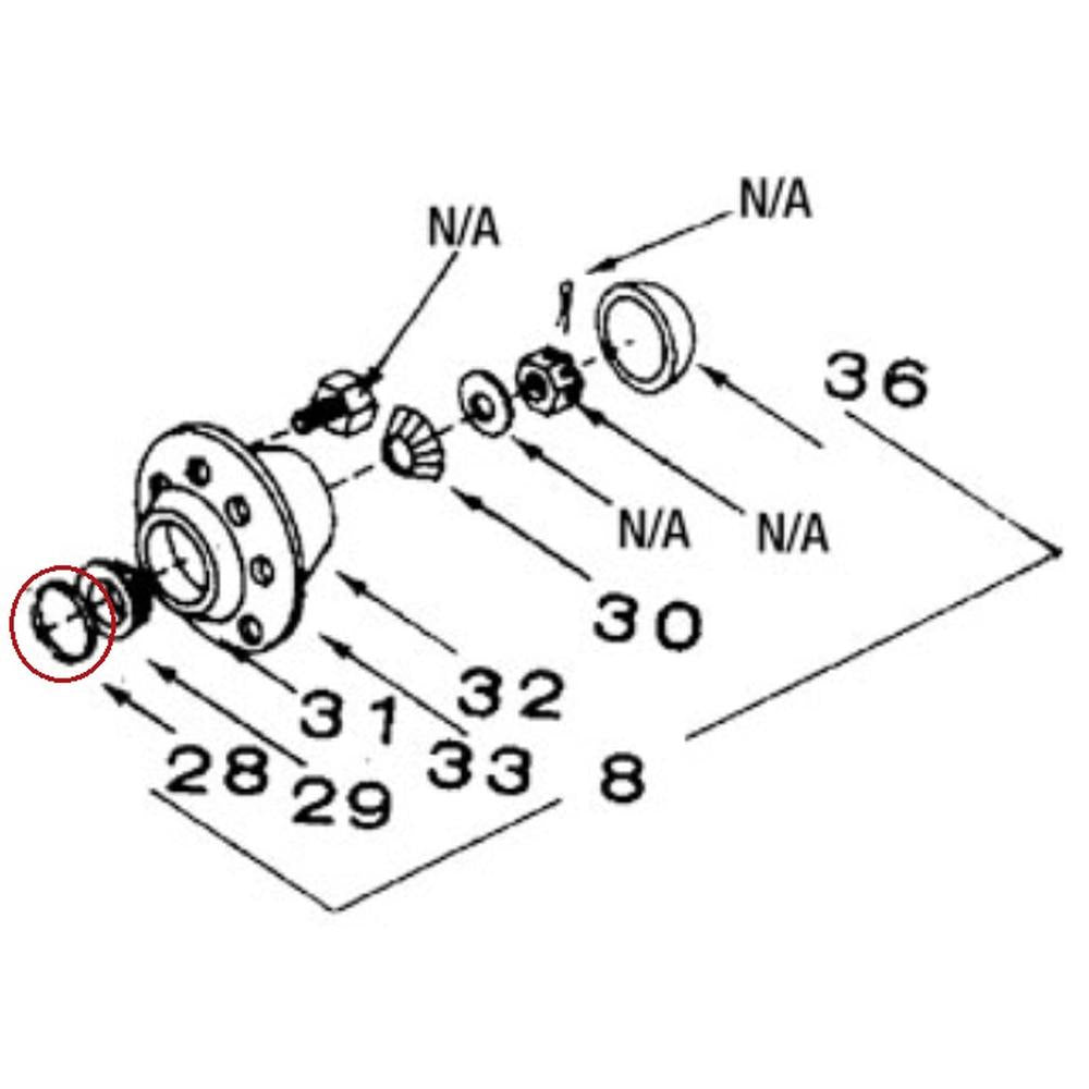 BE22119 Hub Cap Seal – additional image 2