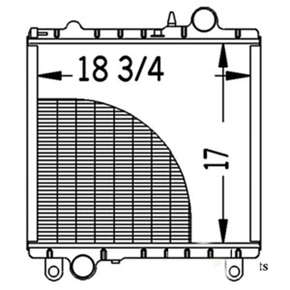AL67563 Radiator – Fits John Deere – additional image 2