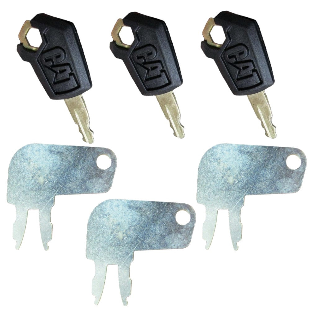 8H5306 Qty 3: Master Disconnect & Ignition Key Set – Fits Caterpillar
