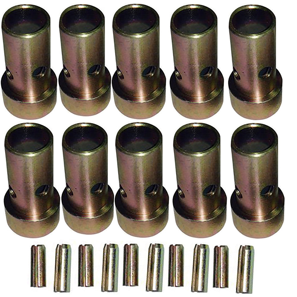 CAT2HITCHBUSHPINKIT Qty 5: Cat. II Hitch Bushing Pair w/ Roll Pins – Fits Caterpillar