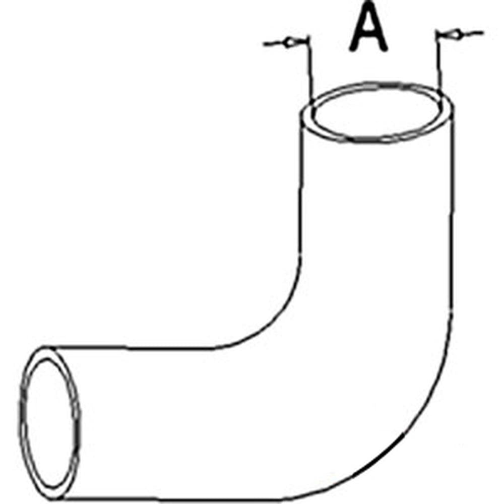 E518 Upper Radiator Hose – Fits Oliver